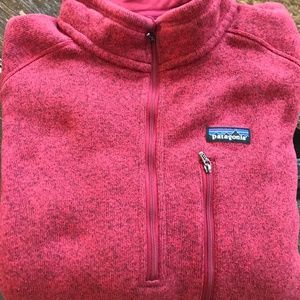 Patagonia Even Better Sweater  3/4 zip Barn Red